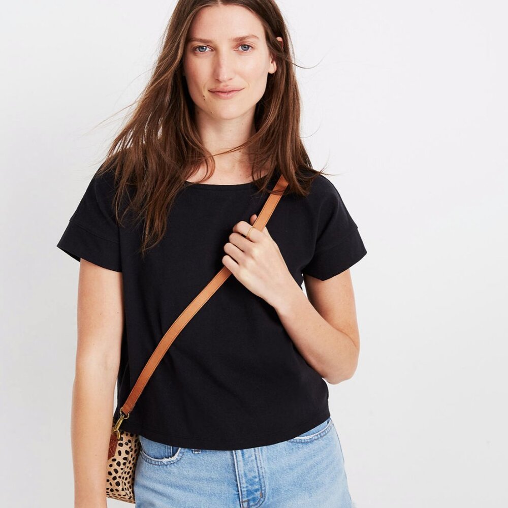 Madewell Boxy-Crop Tee